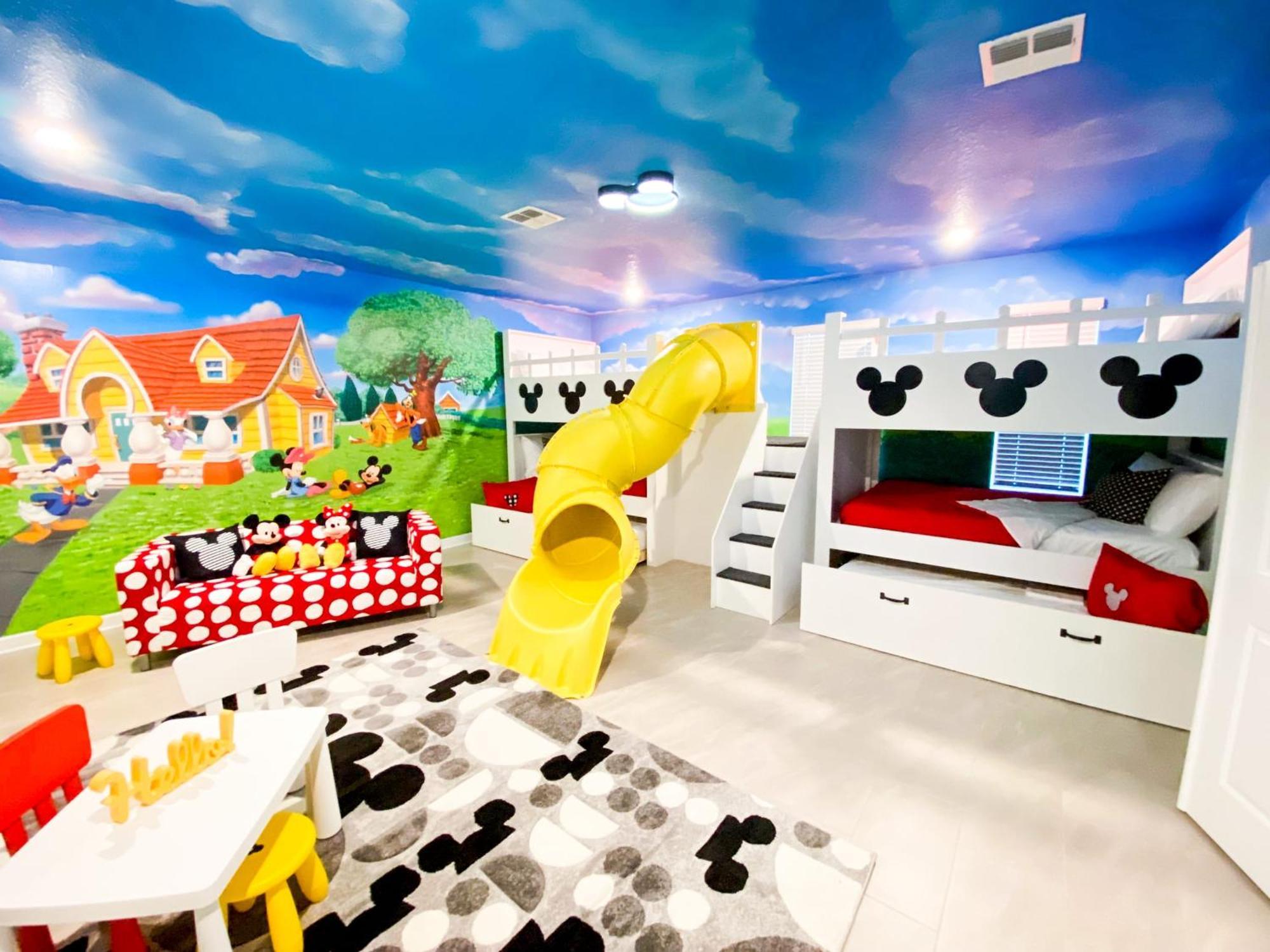 Magical Family Vacation Home Near Disney World At Storey Lake, Star Wars Gameroom, Pool, Theater, Mickey Slide, Sleeps Up To 28 Kissimmee Exterior foto